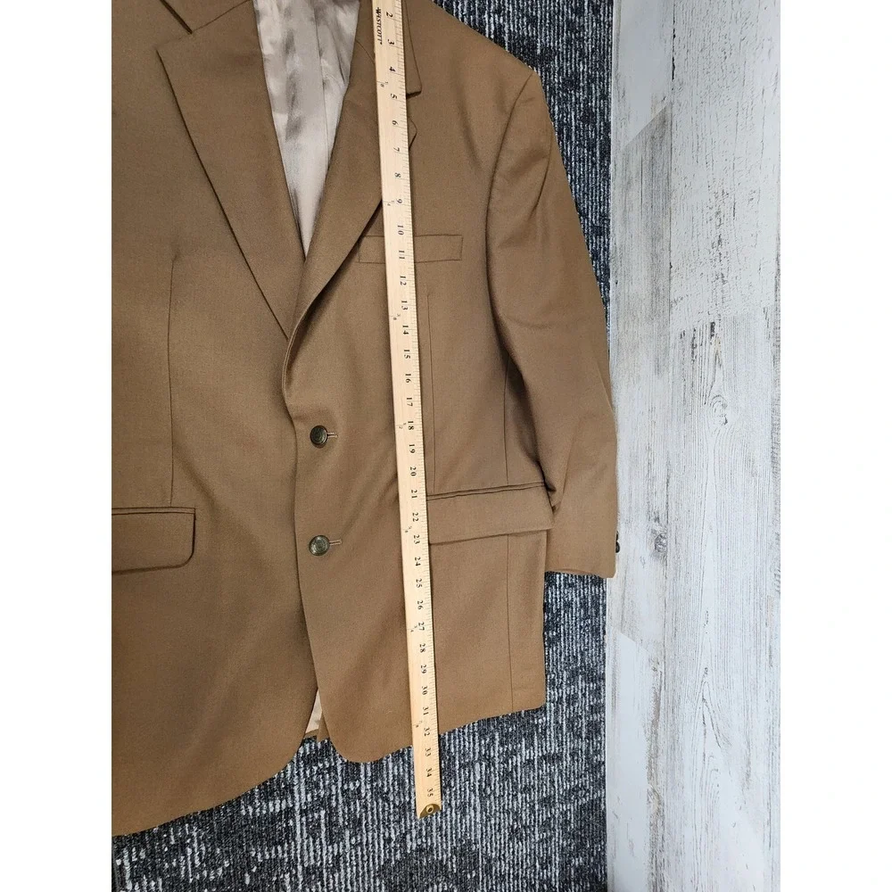 Jos. A. Bank Sport Coat Mens 41 Regular Brown Two Button Wool Blend Blazer‎